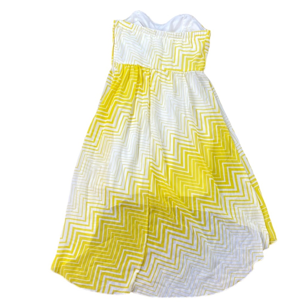 Ruby Rox strapless chevron pattern dress size 3 - Picture 4 of 4